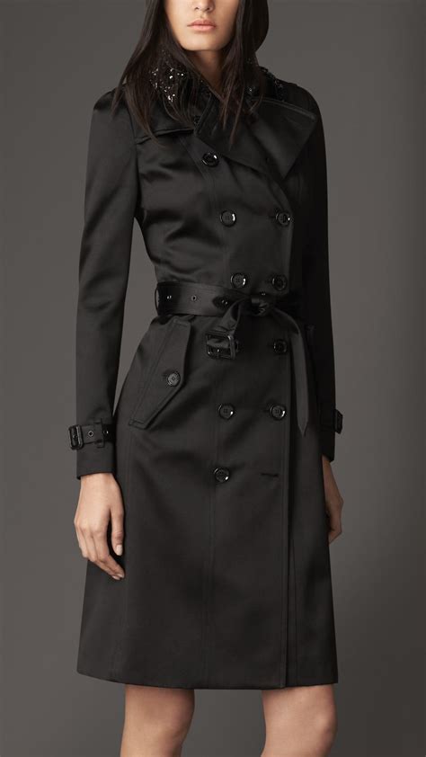 burberry satin sleeves trench coat|burberry trench coat original.